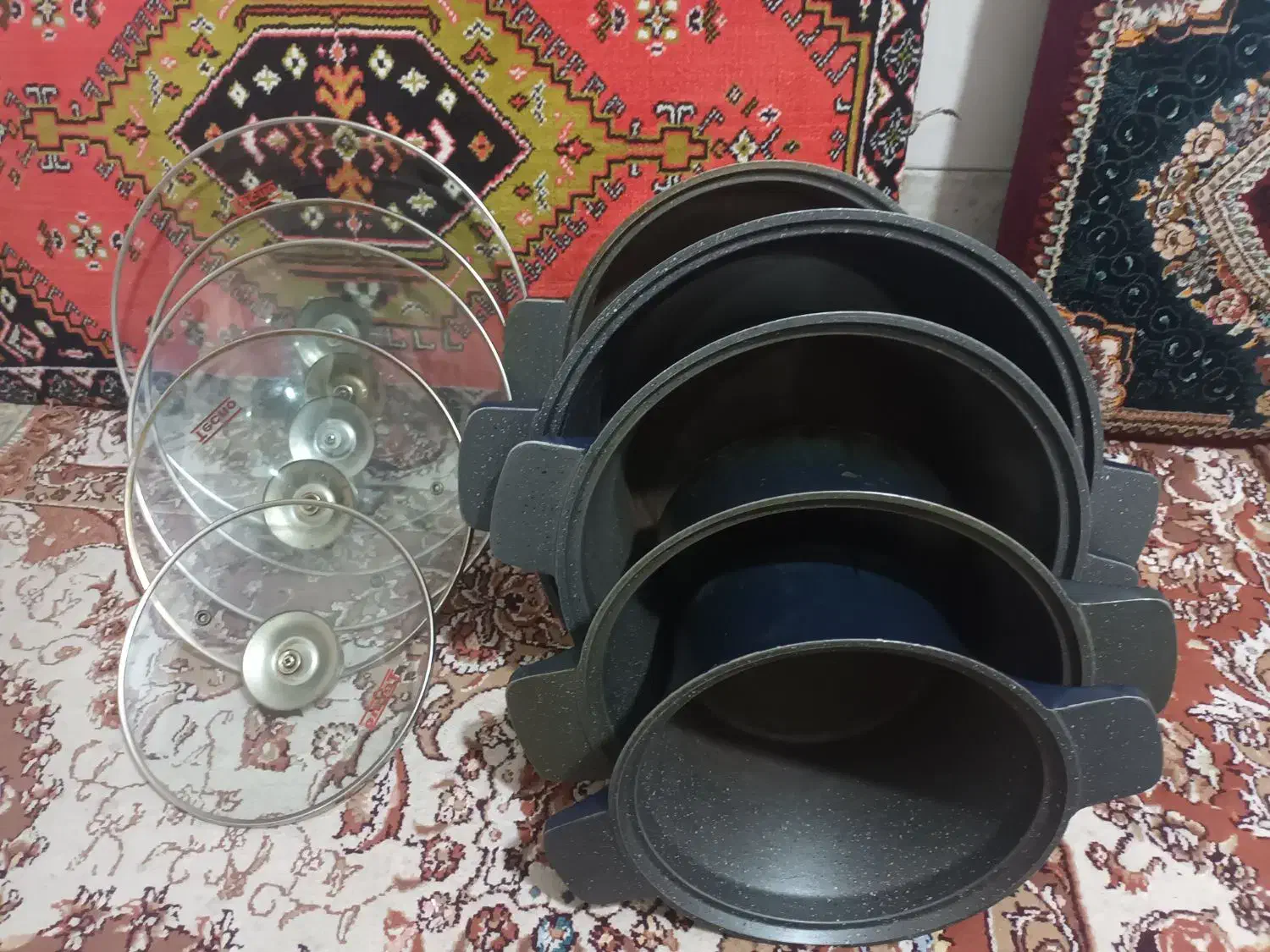 قابلمه چدن ۵ پارچه|ظروف پخت‌وپز|گلستان (تهران), |دیوار