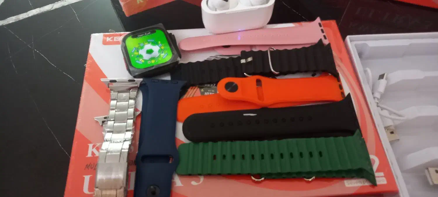 ساعت هوشمند 7بند بند استیل+ایرپاد پرو اشانتیون فقط|ساعت|اردبیل, |دیوار