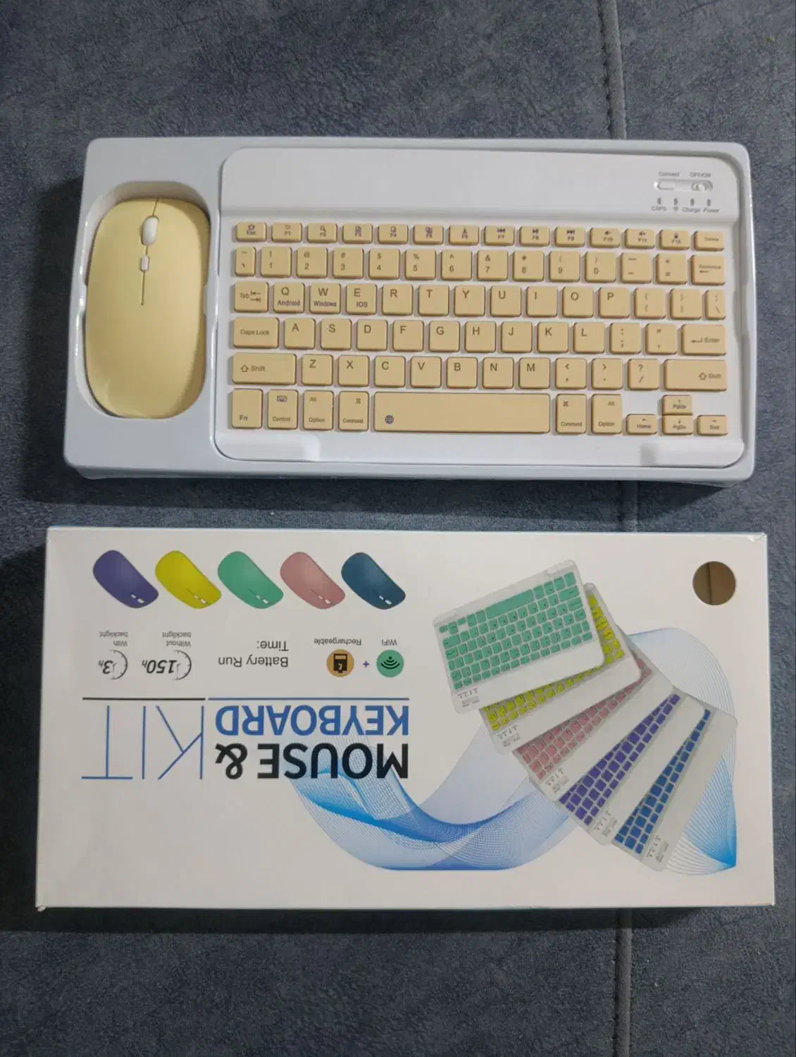 موس و کیبورد بلوتوثی مدل kit|قطعات و لوازم جانبی رایانه|تهران, شهرک رضویه|دیوار