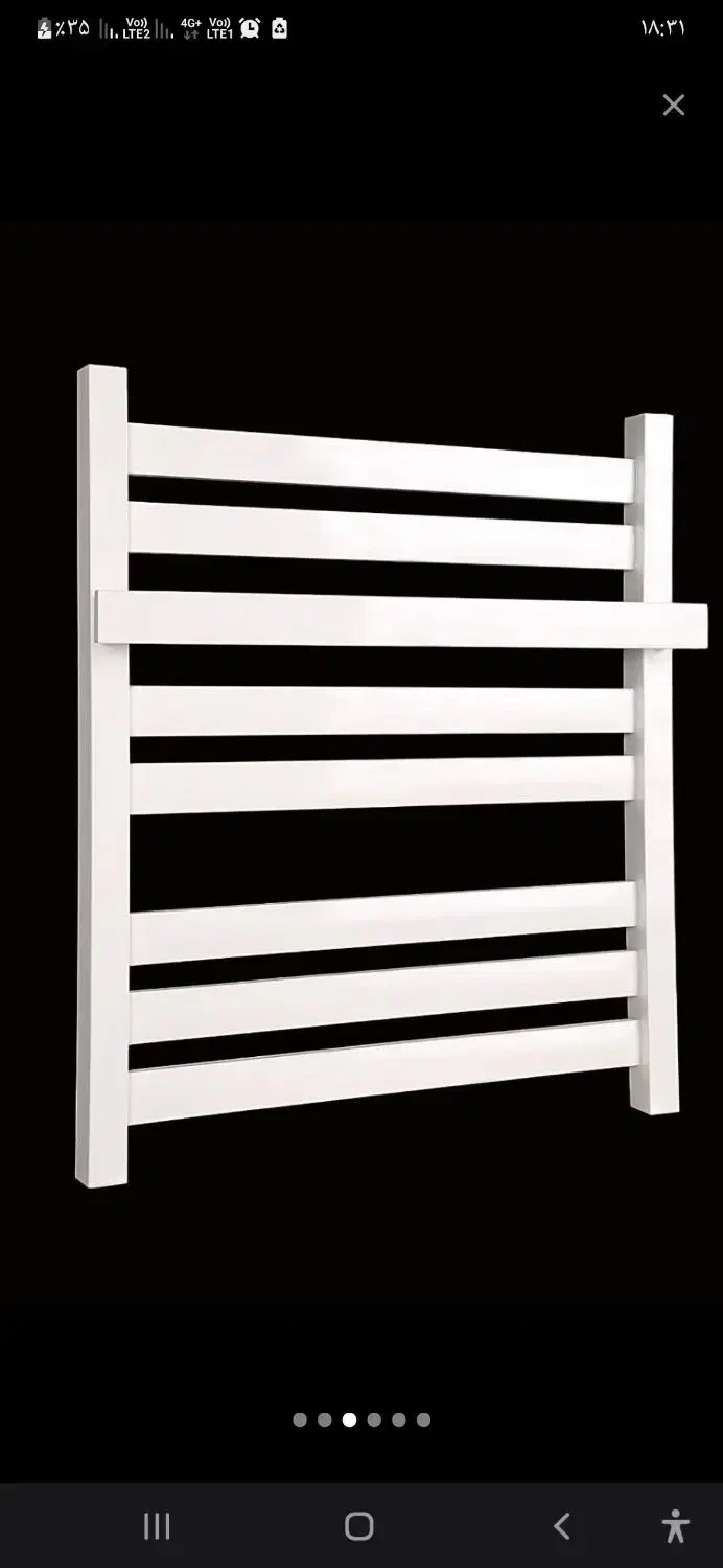 حوله خشک کن فلت سفید و مشکی|آبگرمکن، پکیج، شوفاژ|تهران, دهم فروردین|دیوار