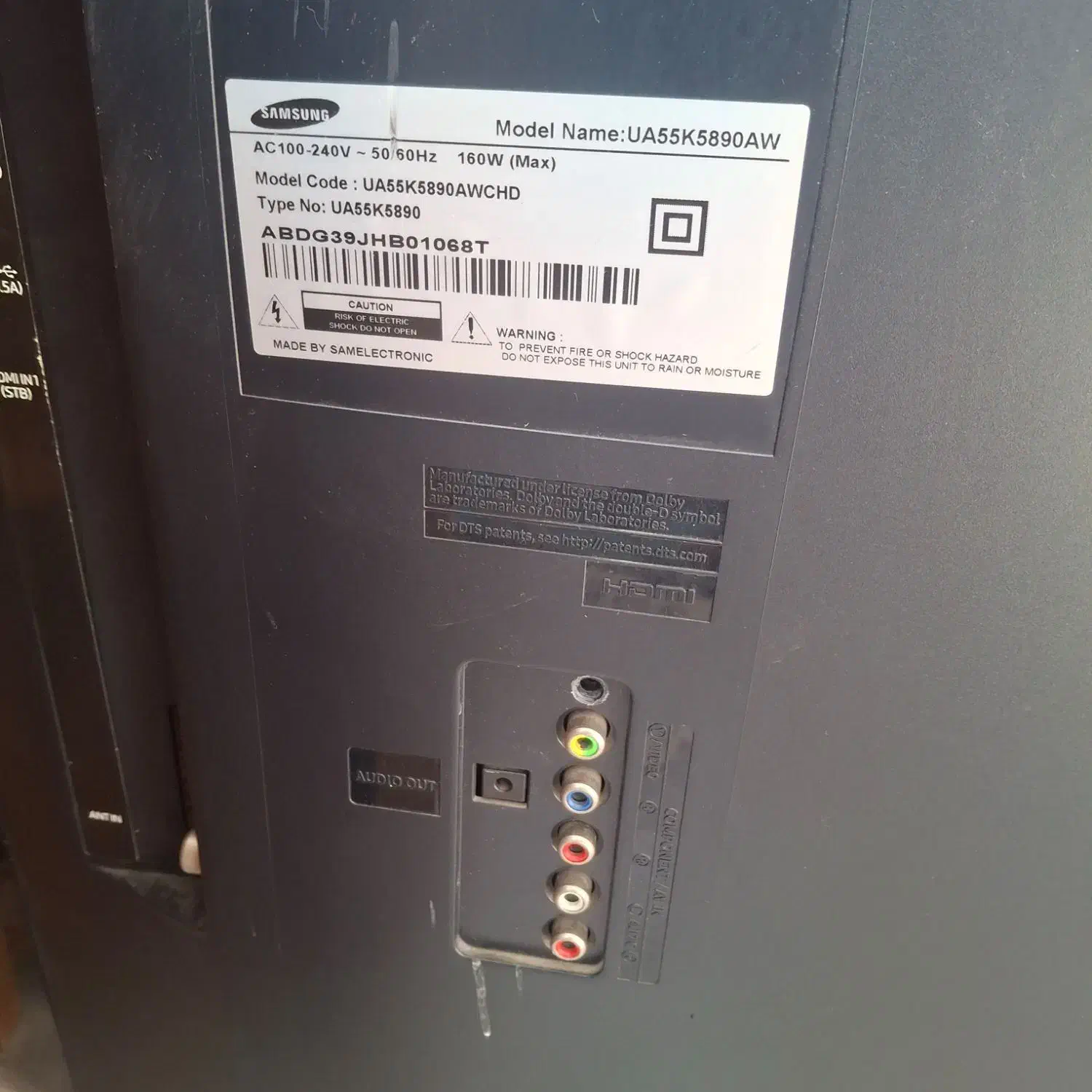 تلویزیون  سامسونگ 55|تلویزیون و پروژکتور|قدس, شهرک دانش|دیوار