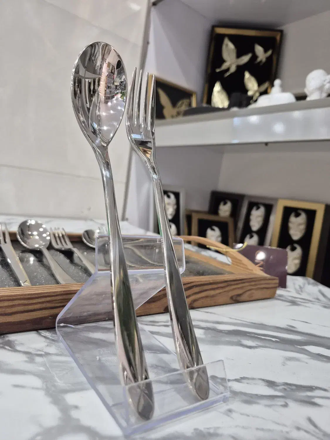 سرویس قاشق و چنگال یونیک|ظروف سرو و پذیرایی|شیراز, غدیر جنوبی|دیوار