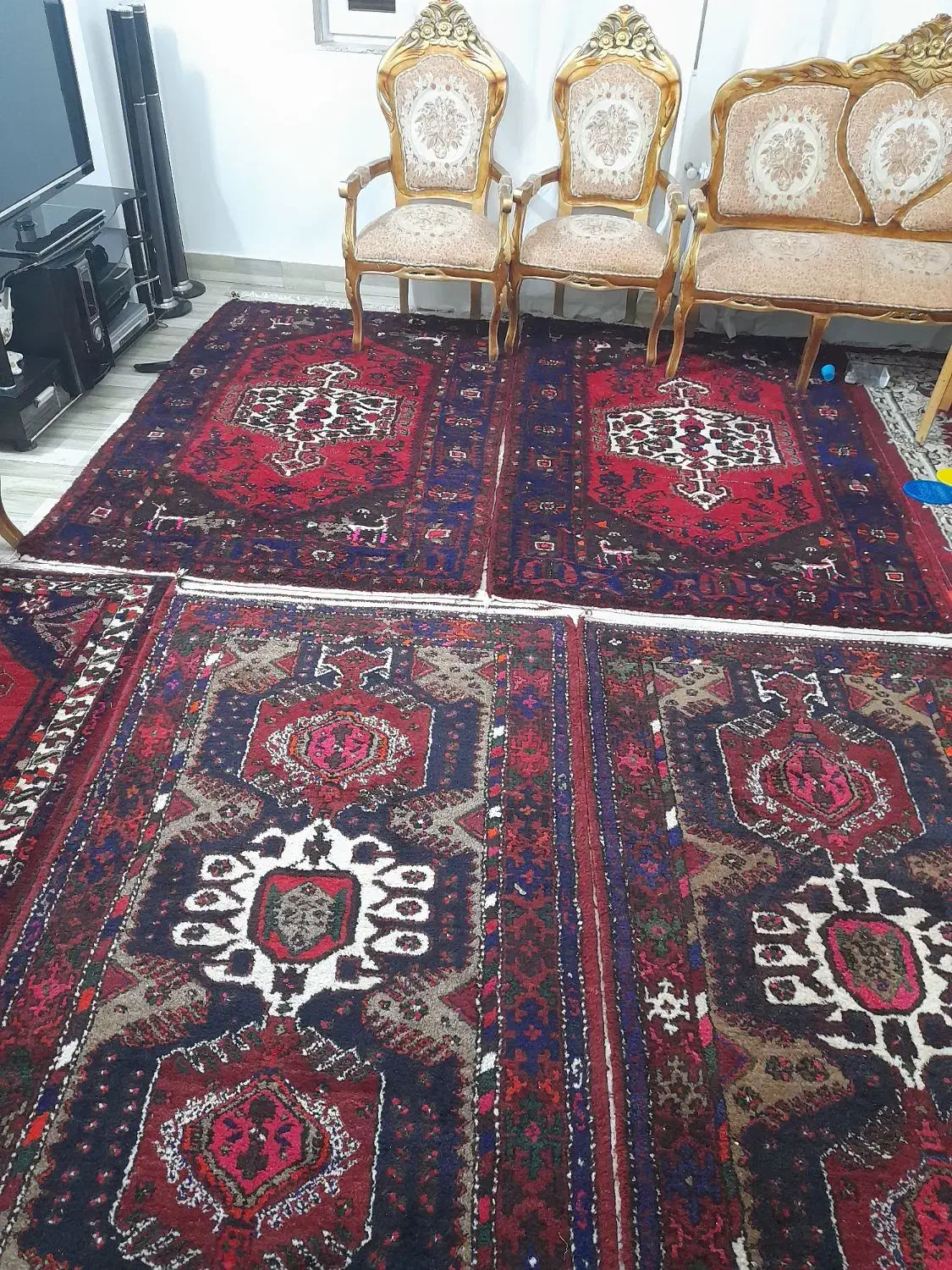 فرش دستباف نو|فرش|خرمدره, |دیوار