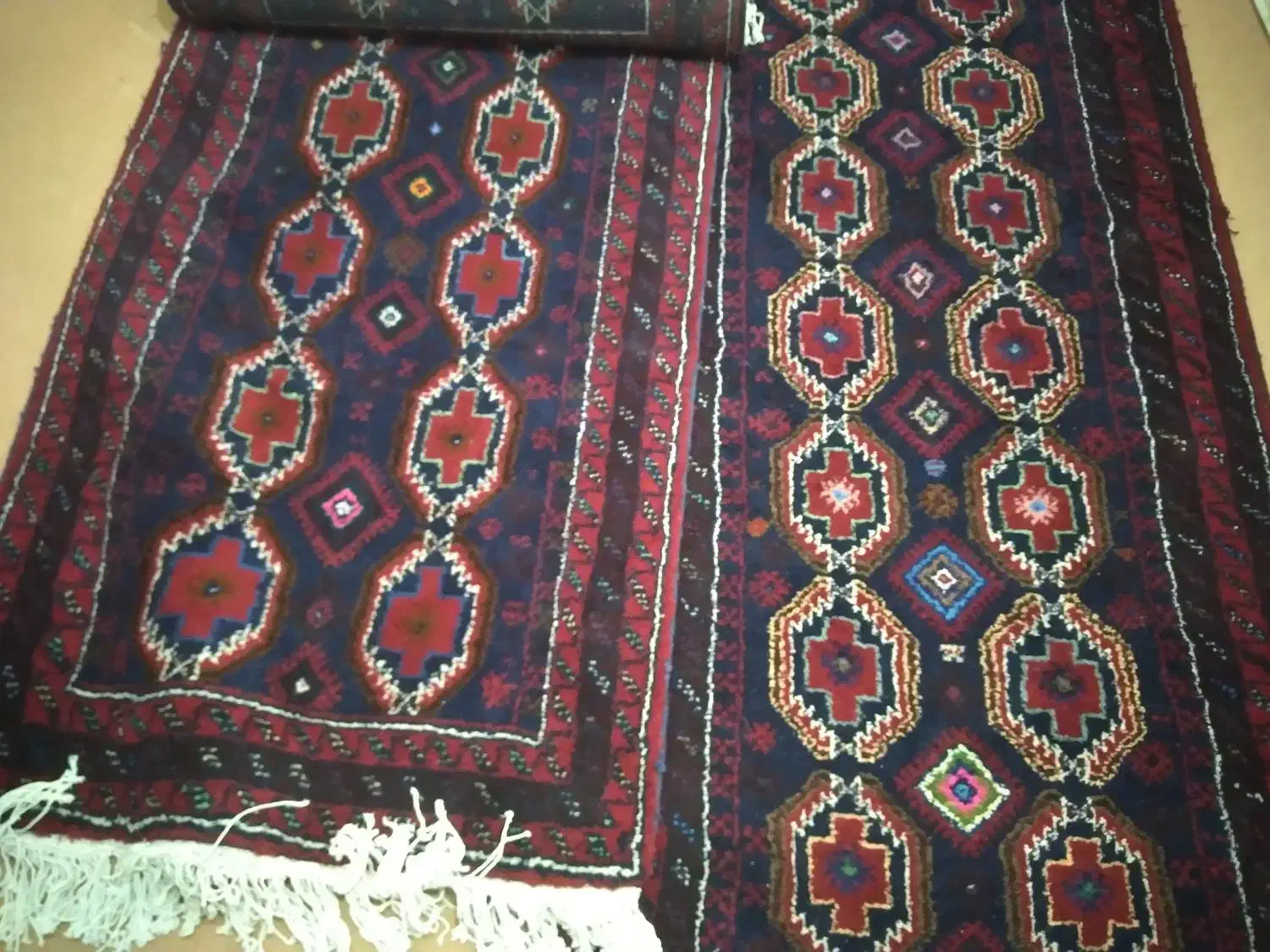 قالیچه دست بافت|فرش|قائن, |دیوار