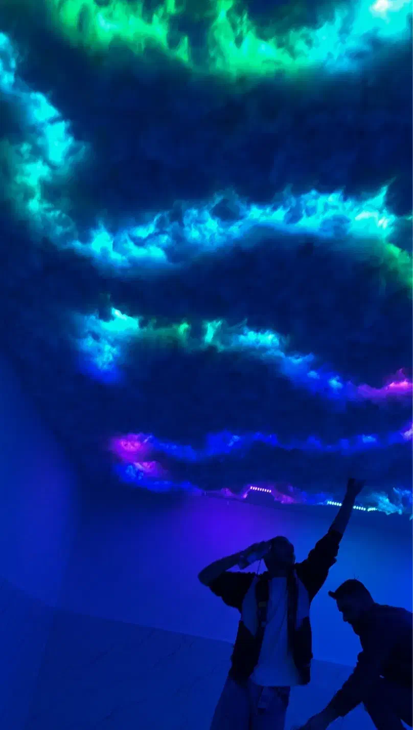 سقف ابری هوشمند موزیکال نصب تخصصی|ریسه و چراغ تزئینی|اراک, |دیوار