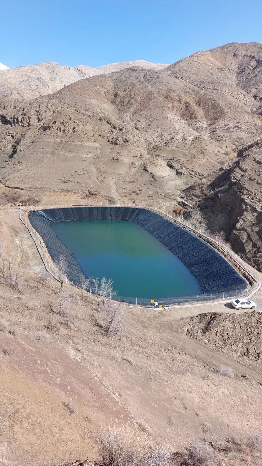 ورق ژئوممبران استخر ذخیره آب|خدمات پیشه و مهارت|بشاریات, |دیوار