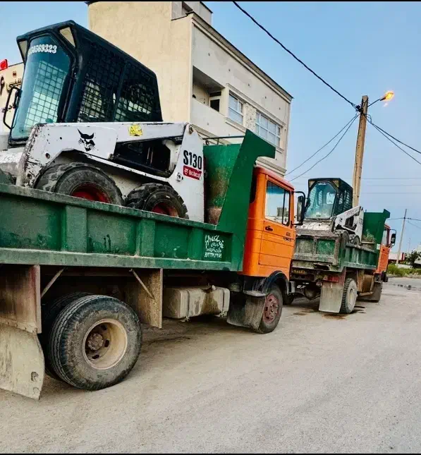 حمل نخاله ماسه شسه شن نخاله مصالح با خاور و بابکت|خدمات حمل و نقل|شیراز, وحدت|دیوار