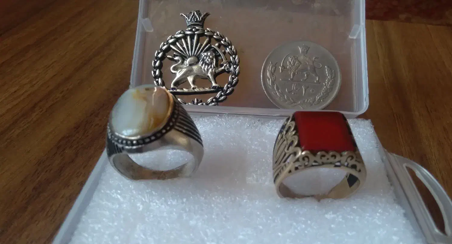 چند انگشتریک سکه توضیحات خوانده شود|بدلیجات|بهبهان, |دیوار