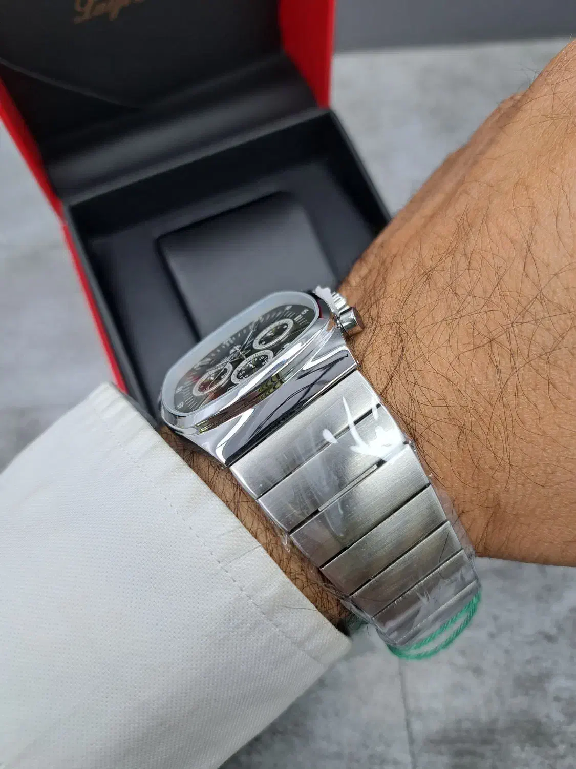 کادو شیک شبچله داماد شیکپوش فرم خاص سبز زیتونی|ساعت|اصفهان, قائمیه|دیوار