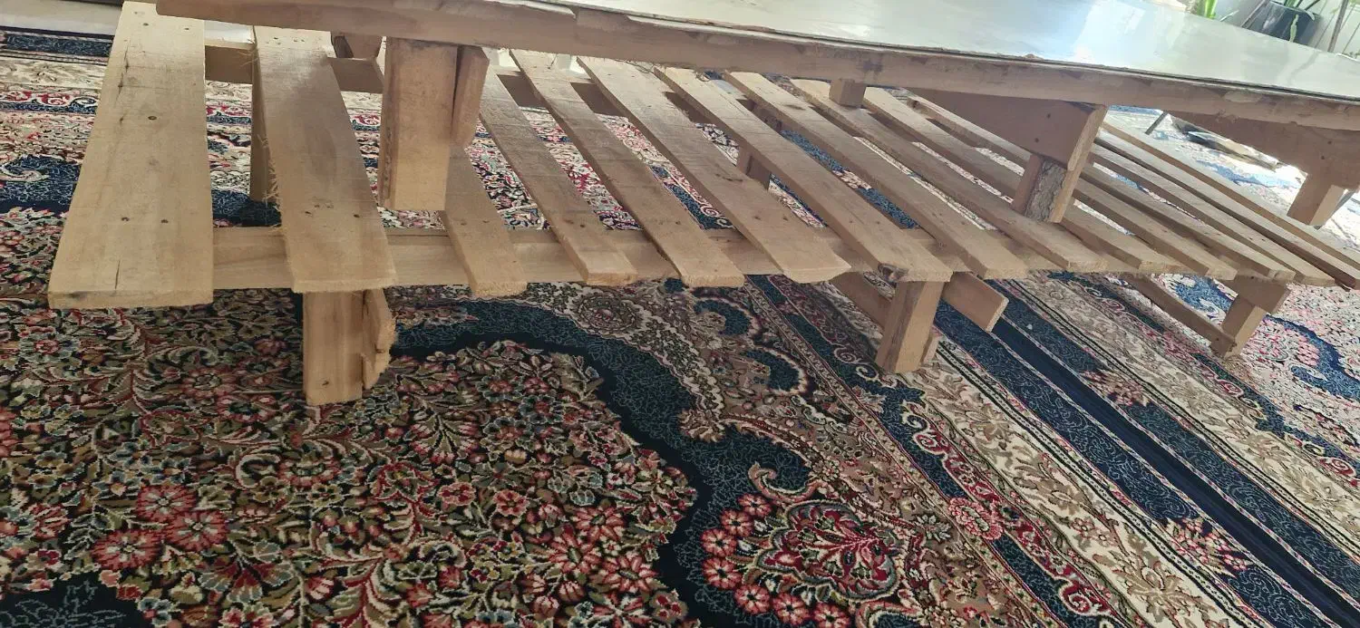 زیر تختی چوبی  تخت|تخت و سرویس خواب|بیرجند, |دیوار