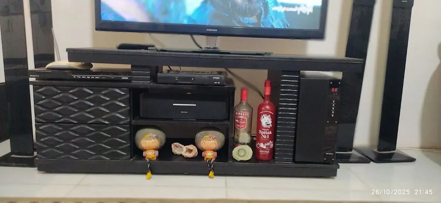 میز تلویزیون مشکی|میز تلویزیون|بیرجند, |دیوار