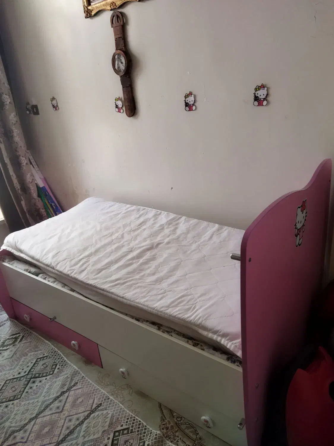 تخت و کمد کودک همراه با خوشخواب|تخت و سرویس خواب|تهران, سلسبیل جنوبی|دیوار