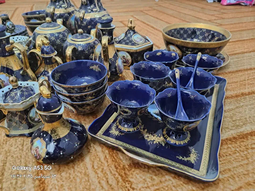 ظروف تزئینی سرمه ایی|صنایع دستی و سایر لوازم تزئینی|فولادشهر, B6|دیوار