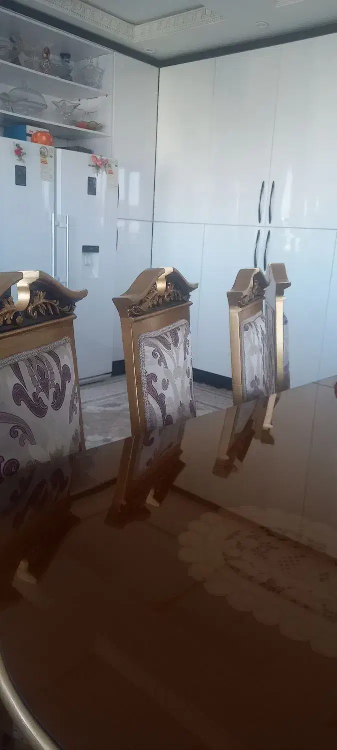 ست مبلمان ۹ نفره ونهار خوری ۸نفره چوب راش|مبلمان خانگی و میز عسلی|بروجرد, |دیوار