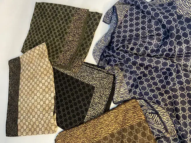 روسری دور دست دوز نخ گرم بالا با کیفیت|لباس|فردیس, فردیس|دیوار