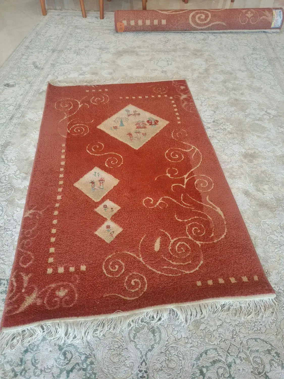 دو عدد قالیچه|فرش|مشهد, شهرک لشکر (شهرک غرب)|دیوار