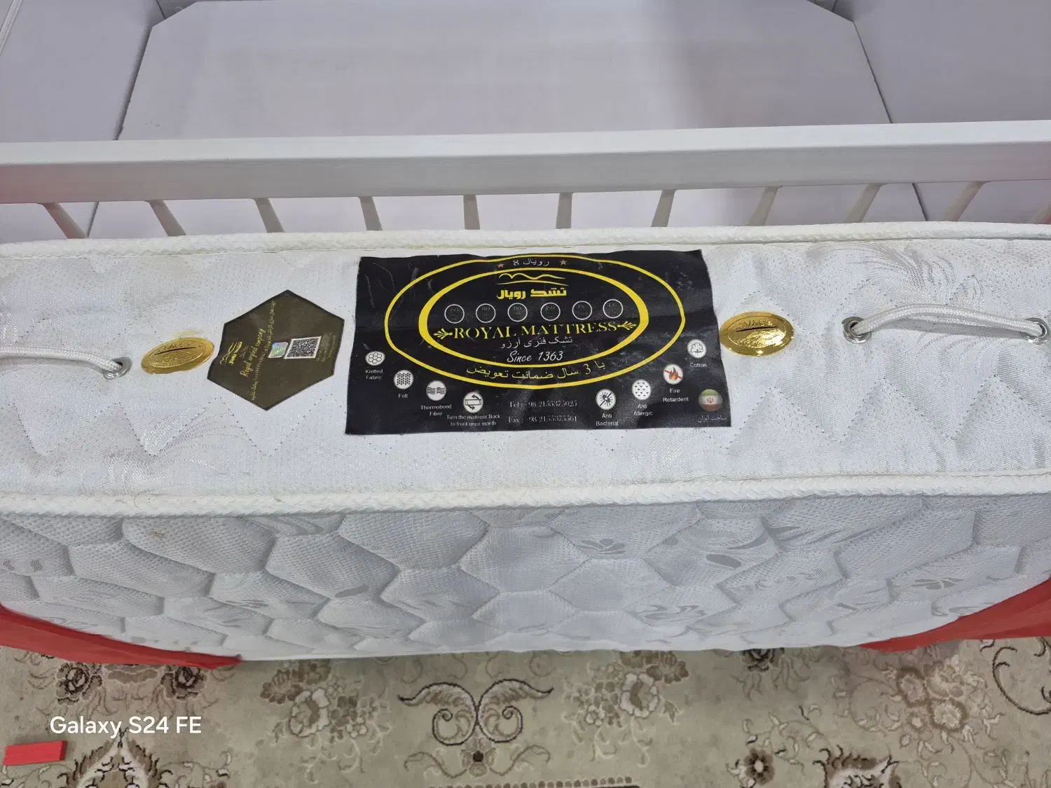 تخت نوزادی همراه با تشک|تخت و صندلی بچه|بندر کنگان, |دیوار