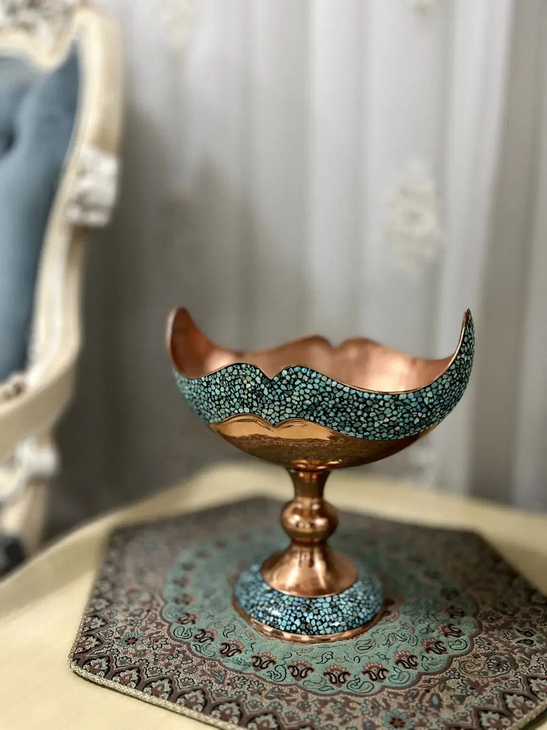 کشکول فیروزه کوبی|صنایع دستی و سایر لوازم تزئینی|ایلام, |دیوار