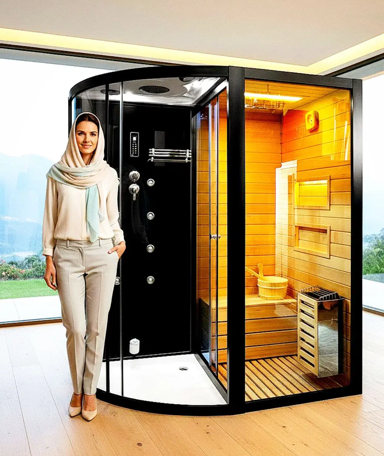 سونا خشک و بخار خاصپسندهای اصفهان جکوزی کابین دوش|لوازم حمام|اصفهان, سعادتآباد|دیوار