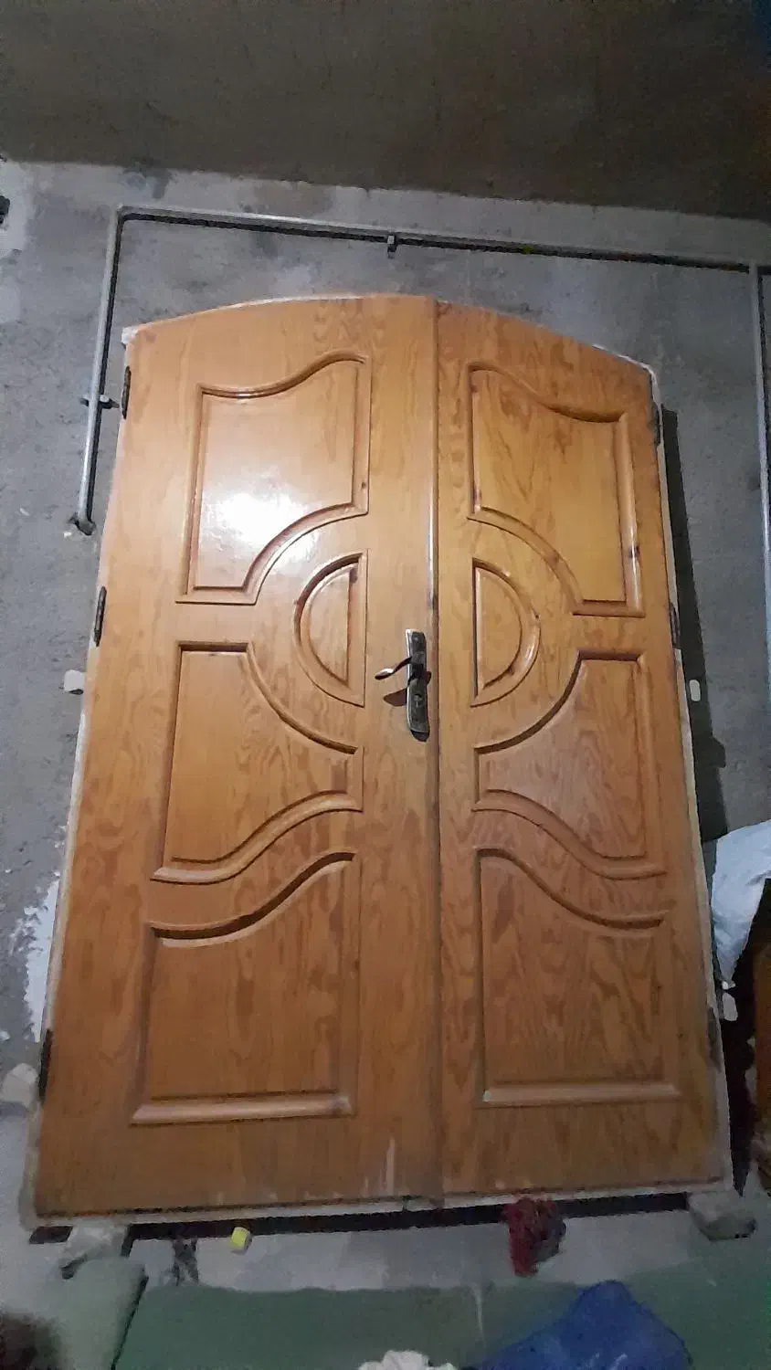 درب چوبی شکیل درب ورودی درب اصلی|مصالح و تجهیزات ساختمان|مزرعه کتول, |دیوار