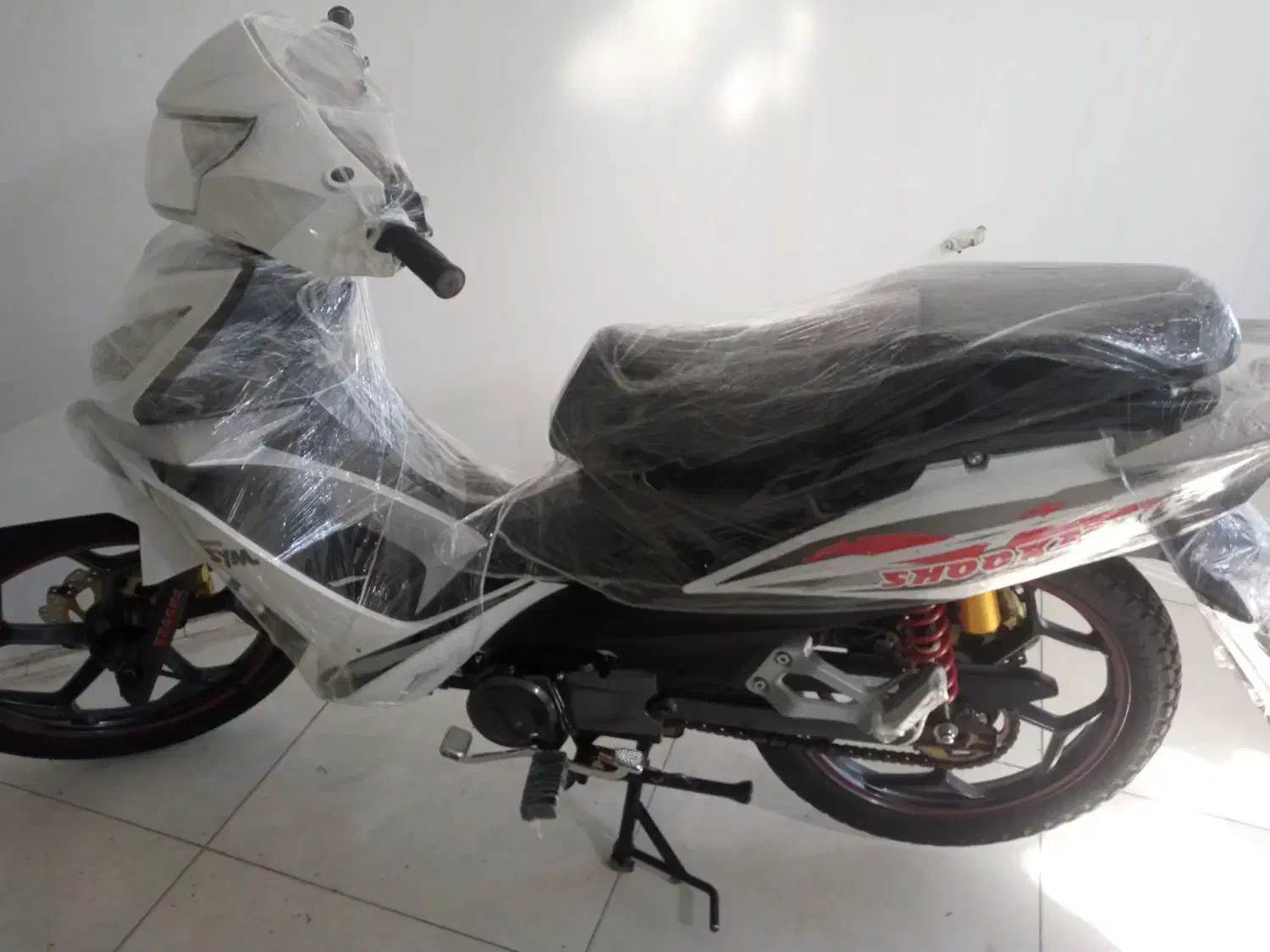 شوگا130تایوان 403درحدنوکم کارسفید صدفی فول|موتورسیکلت|مشهد, کوشش|دیوار