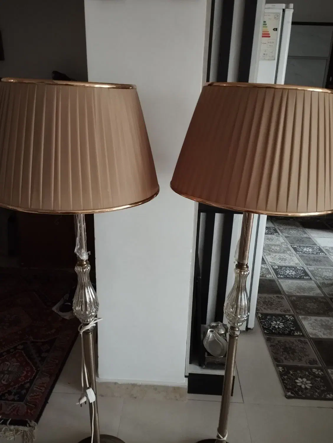 دو عدد آباژور مدل سلطنتی|لوستر و چراغ آویز|آمل, |دیوار