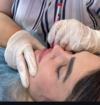 شیدینگ لب و میکروبلیدینگ ابرو و خط چشم در سالن|خدمات آرایشگری و زیبایی|لولمان, |دیوار