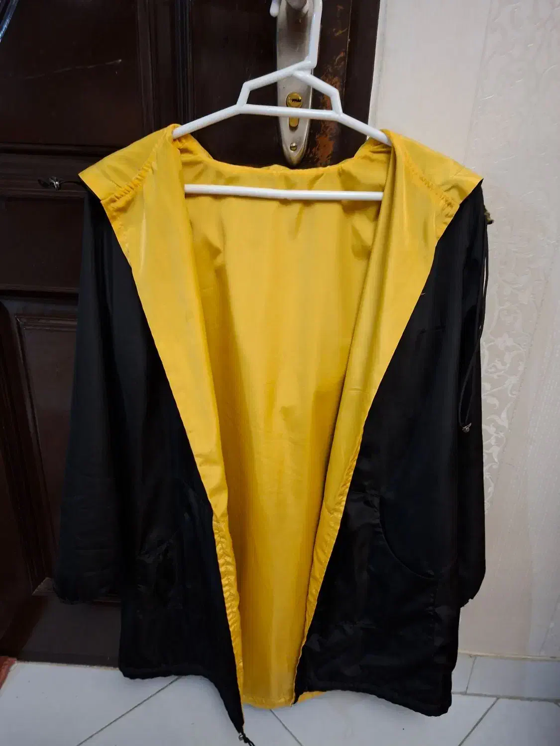 بارانی دو رویه تمیز و در حد نو|لباس|تبریز, |دیوار