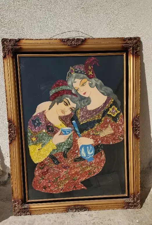 تابلو قاب چوبی کار دست|تابلو، نقاشی، عکس|تهران, سلسبیل جنوبی|دیوار