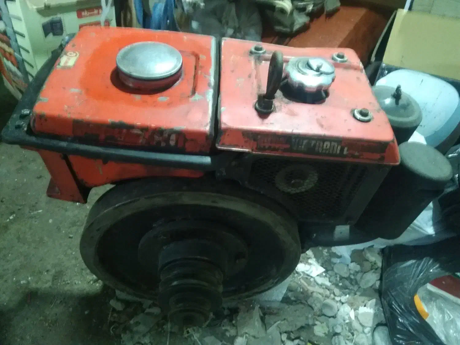 فروش کله موتور ویتنام 7 اسب و ترانس برق وبشکه سالم|مصالح و تجهیزات ساختمان|آستانه اشرفیه, |دیوار