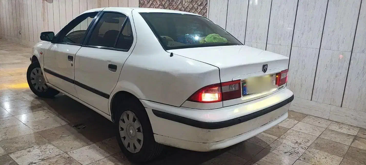 سمند lx ساده مدل 1387 سفید|خودرو سواری و وانت|قزوین, |دیوار