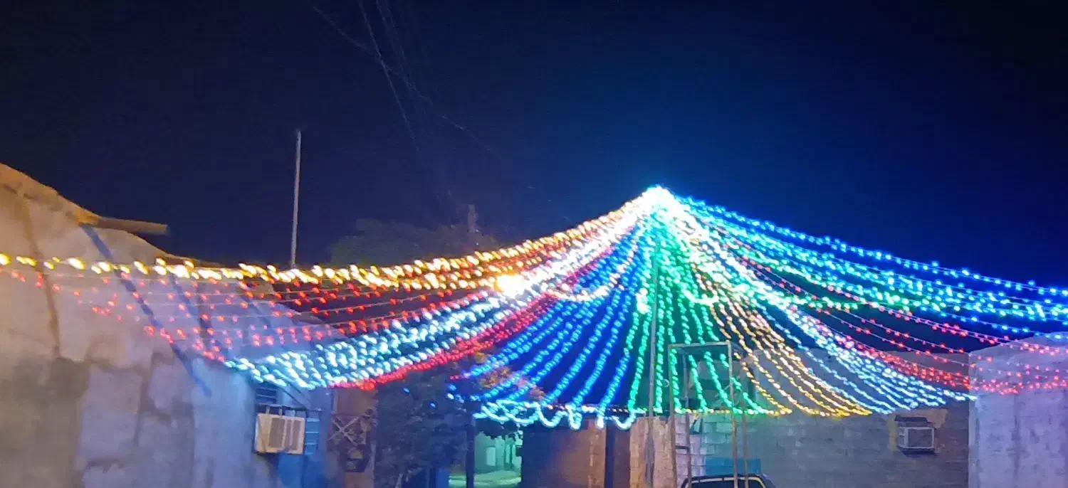 ریسه ارایی|ریسه و چراغ تزئینی|میناب, |دیوار