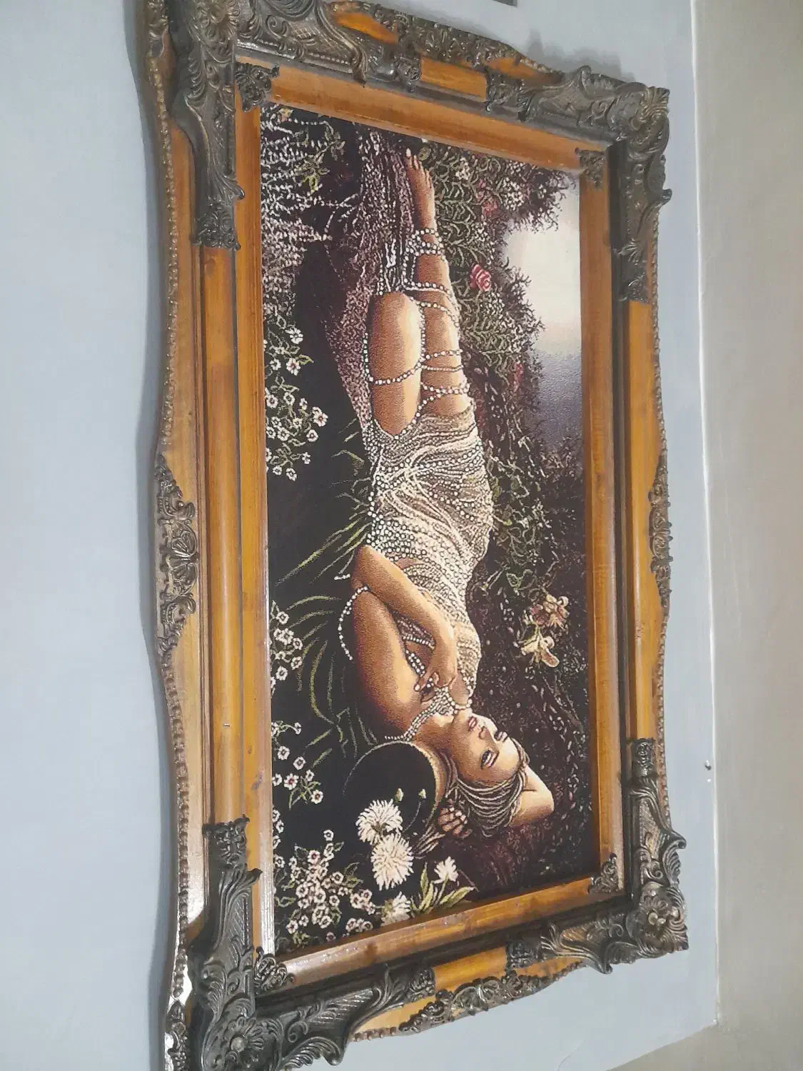 ۲عدد تابلو فرش درحد نو سالم|تابلو فرش|اشتهارد, |دیوار