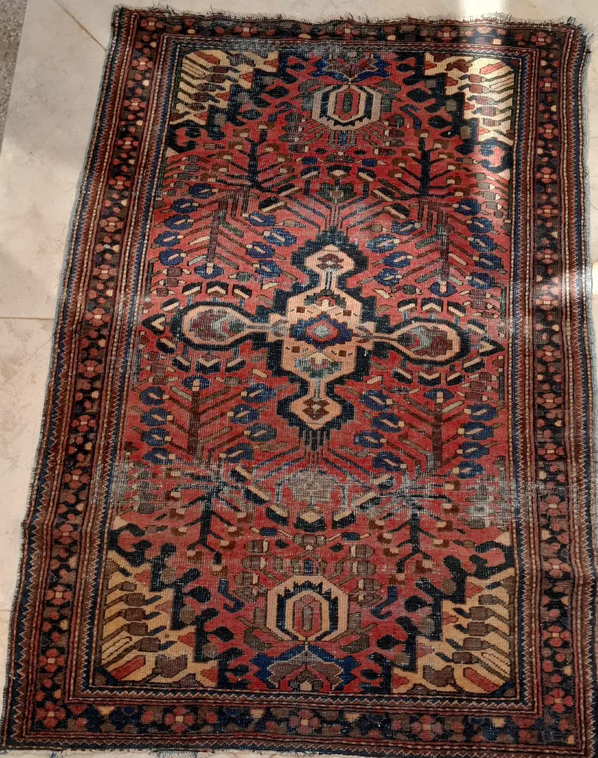 قالیچه عتیقه|فرش|اردکان, |دیوار