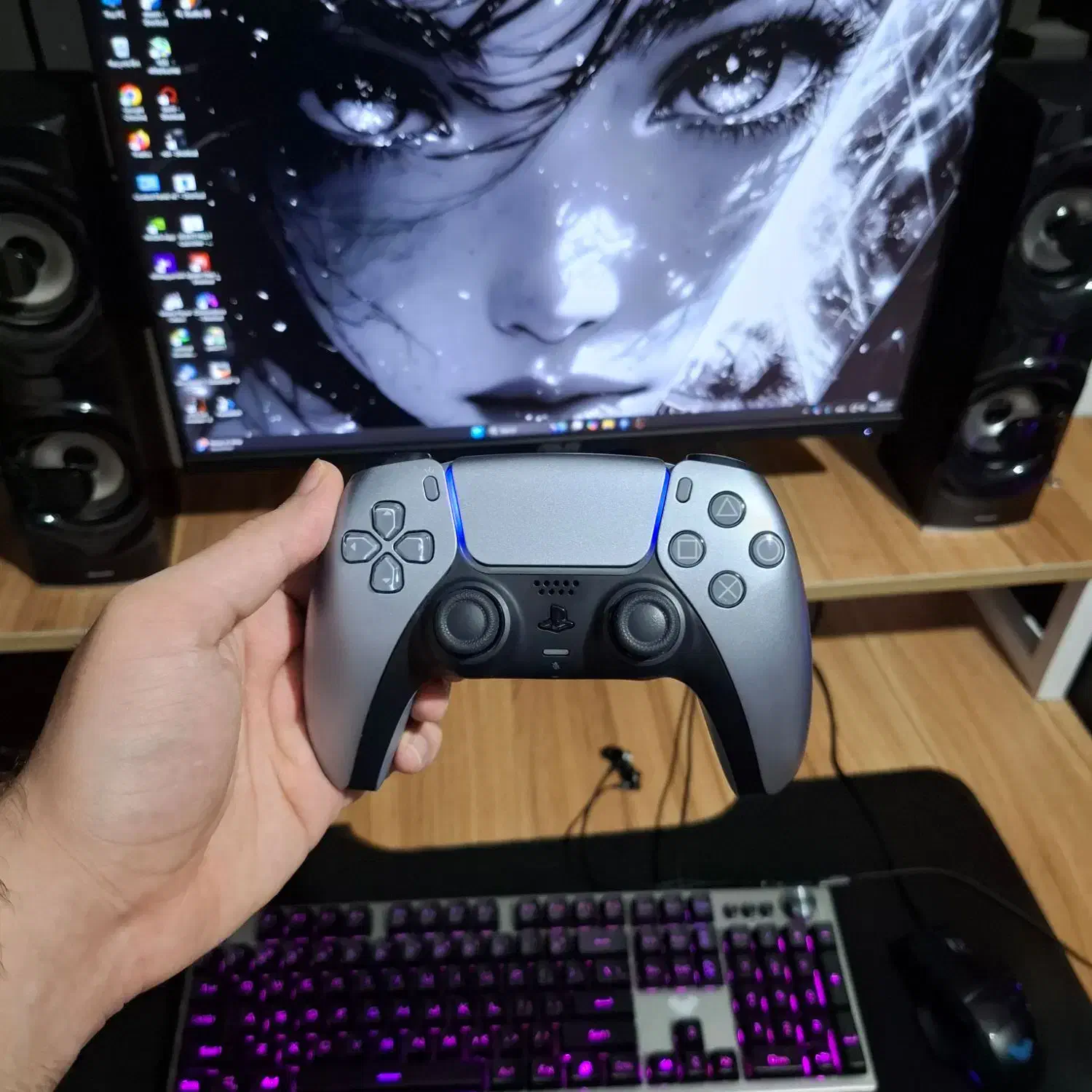 دسته PS5 باندل متالیک|کنسول، بازی ویدئویی و آنلاین|رشت, آزادگان|دیوار