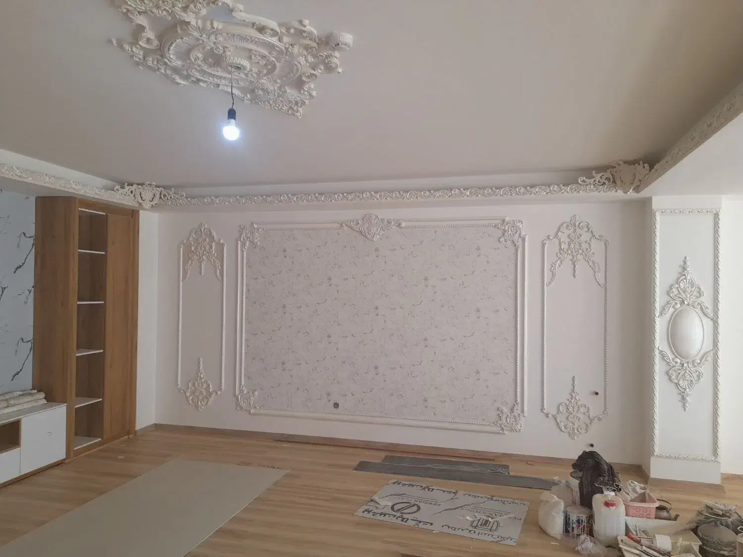 گچ بری پیش ساخته .دستی .نقاشی|خدمات پیشه و مهارت|تبریز, |دیوار