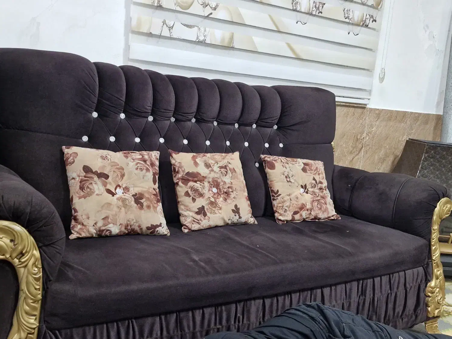 مبل 7نفره سالم بدون پارگی|مبلمان خانگی و میز عسلی|سنگر, |دیوار