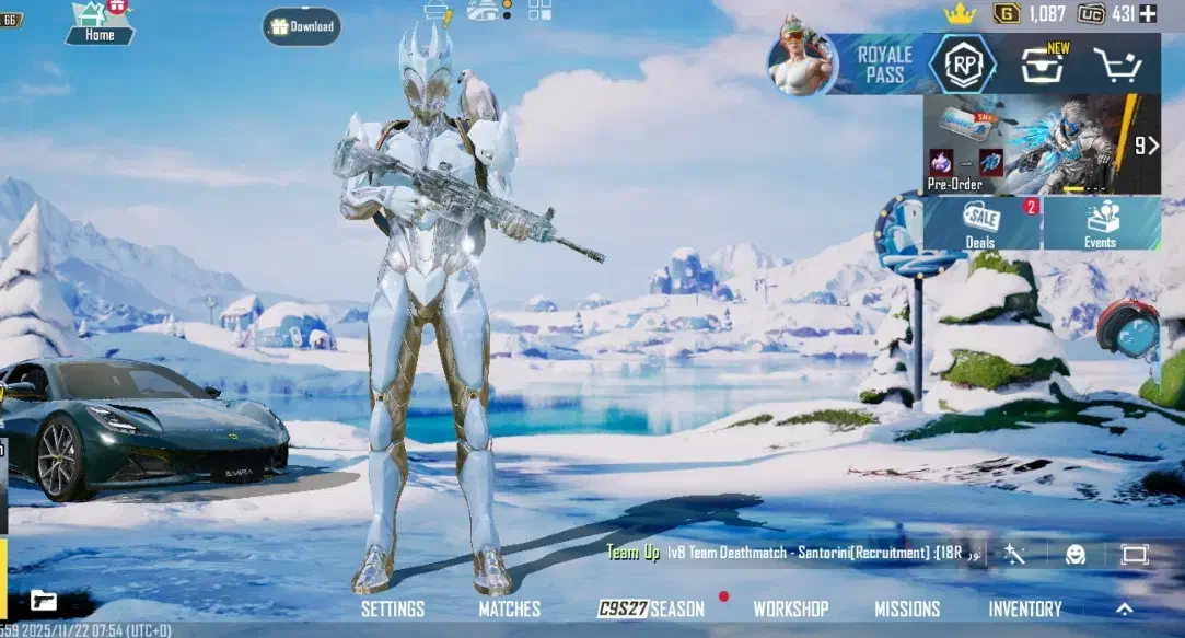 فروش اکانت PUBG Mobile فول کلکشن و بسیار کمیاب|کنسول، بازی ویدئویی و آنلاین|قشم, |دیوار