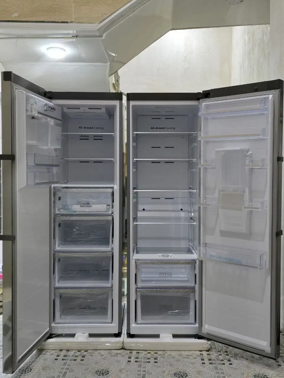 یخچال دوقلوی وایفادارسامسونگ کره|یخچال و فریزر|بانه, |دیوار