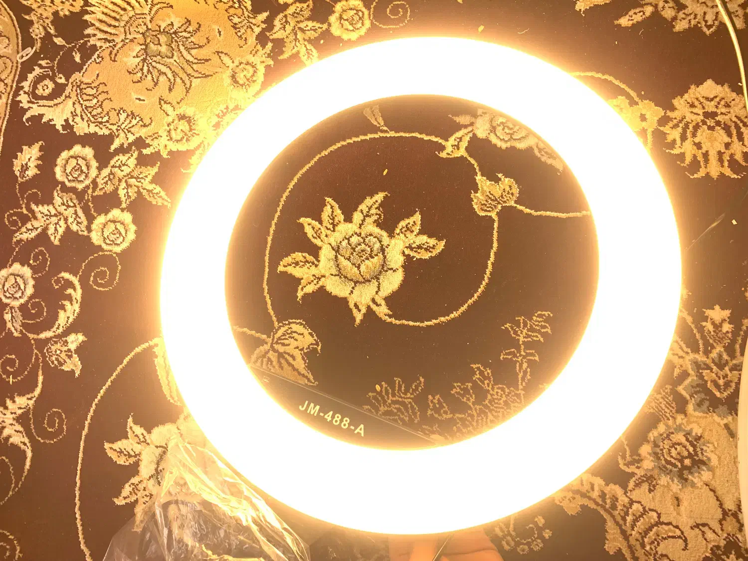 رینگ لایت jm488a به همراه سه پایه حرفه ای|دوربین عکاسی و فیلم‌برداری|میاندوآب, |دیوار