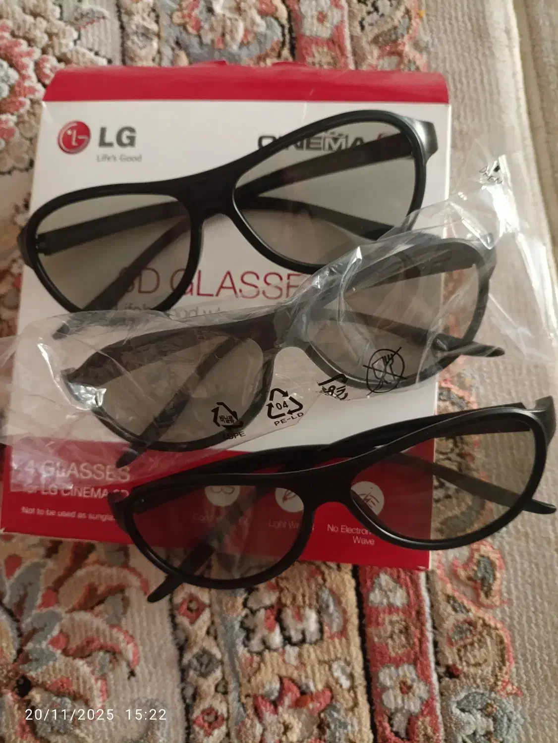 عینک سه بعدی ال جی|تلویزیون و پروژکتور|قم, آزادگان|دیوار