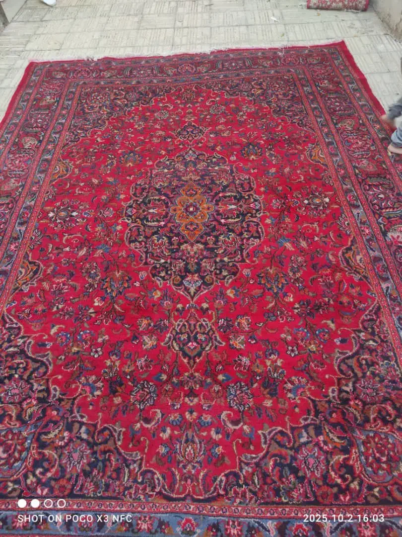 فرش نه متری دستبافت|فرش|قزوین, |دیوار