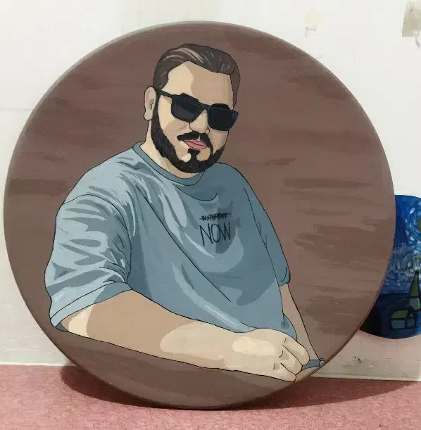 دیوارکوب چهره فانتزی هدیه روز مرد|تابلو، نقاشی، عکس|اهواز, گلستان|دیوار