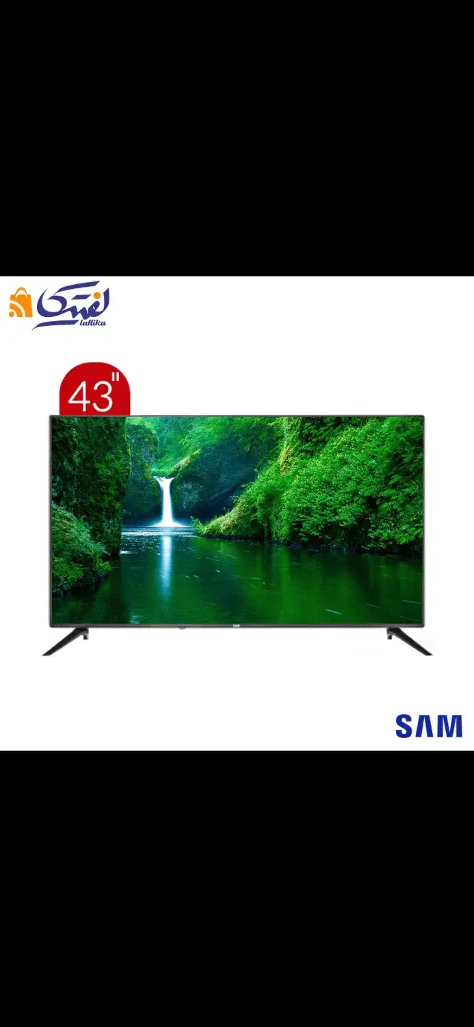 تلویزیون ۴۳ اینچ سام، کاملاً سالم در حد نو|تلویزیون و پروژکتور|آستارا, |دیوار