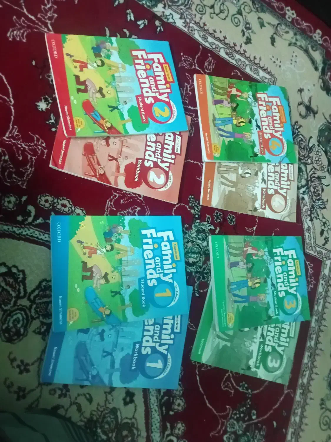 کتاب های فمیلی فرند یک تا چهار+کتابکارباتخفیفمفت|لوازم التحریر|قم, پردیسان|دیوار