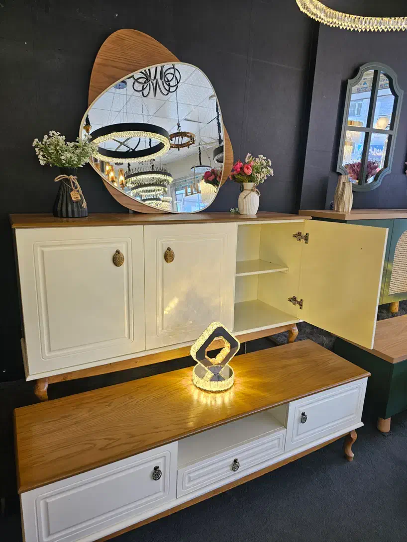 آینه کنسول لارنس|بوفه، ویترین، کنسول|مشکین‌دشت, |دیوار