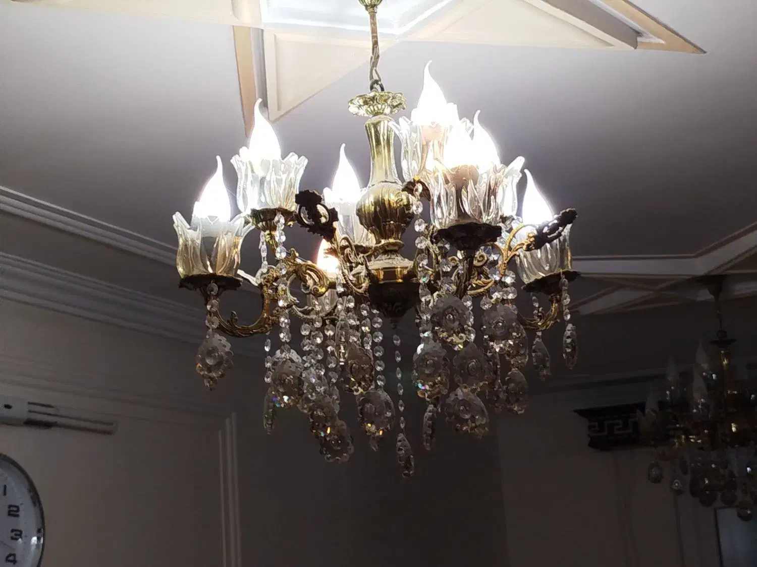 لوستر|لوستر و چراغ آویز|همدان, |دیوار