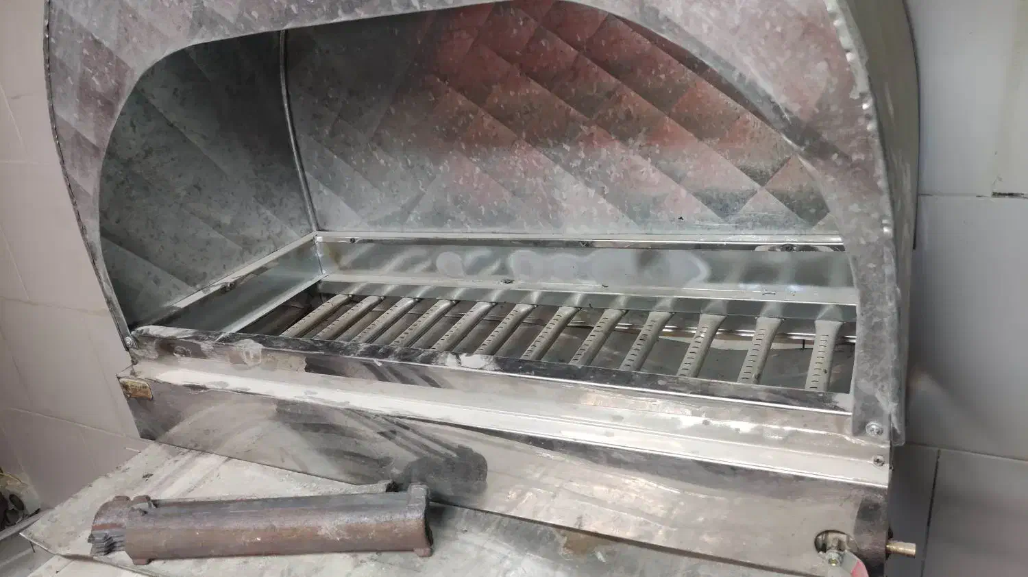 منقل کباب گازی12شعله با هواکش و چدن|اجاق گاز و لوازم برقی پختوپز|کرج, دولتآباد|دیوار