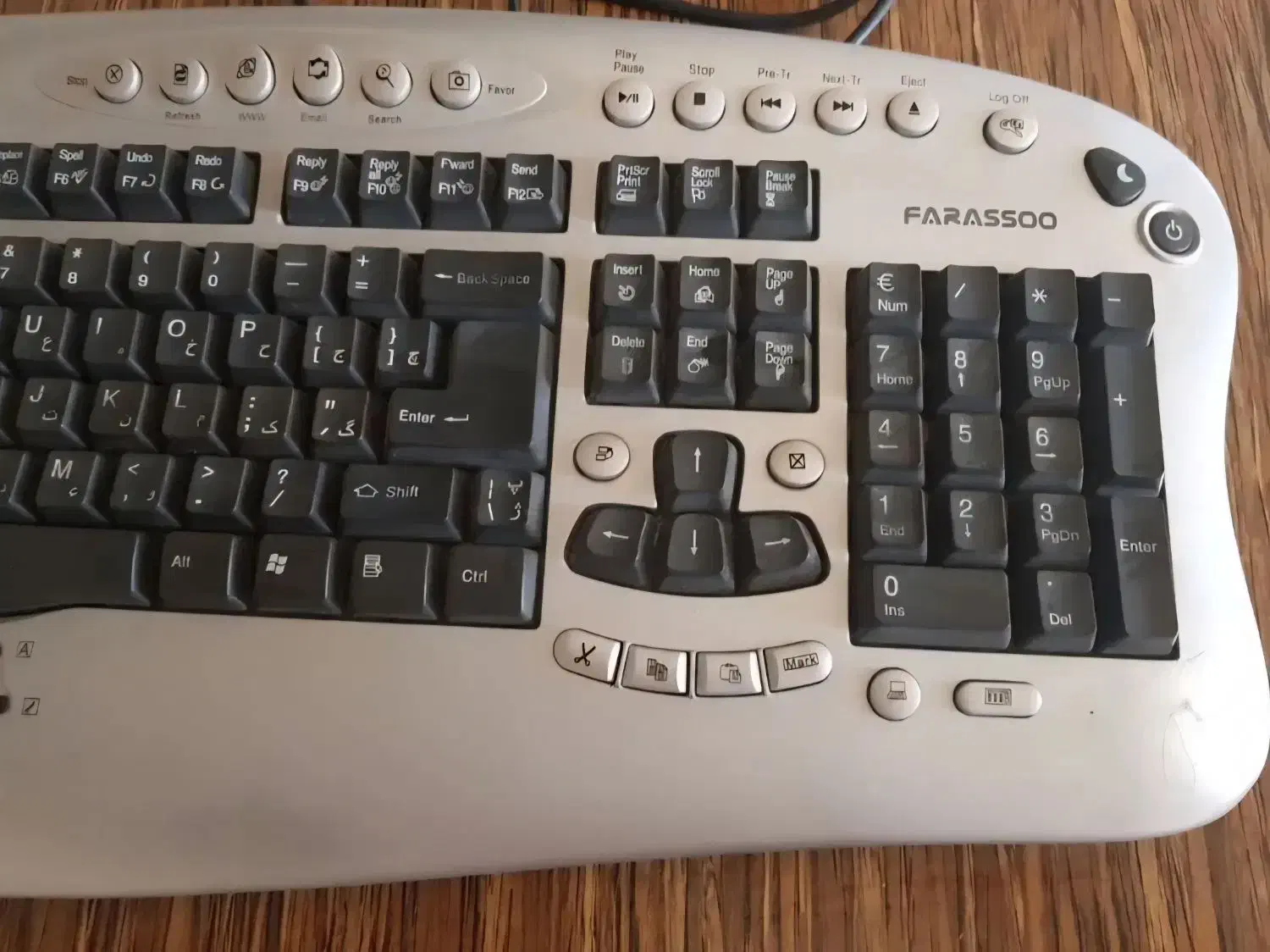 کیبورد فراسو مدل ۸۹۰۰ در حدنو|قطعات و لوازم جانبی رایانه|آباده, |دیوار