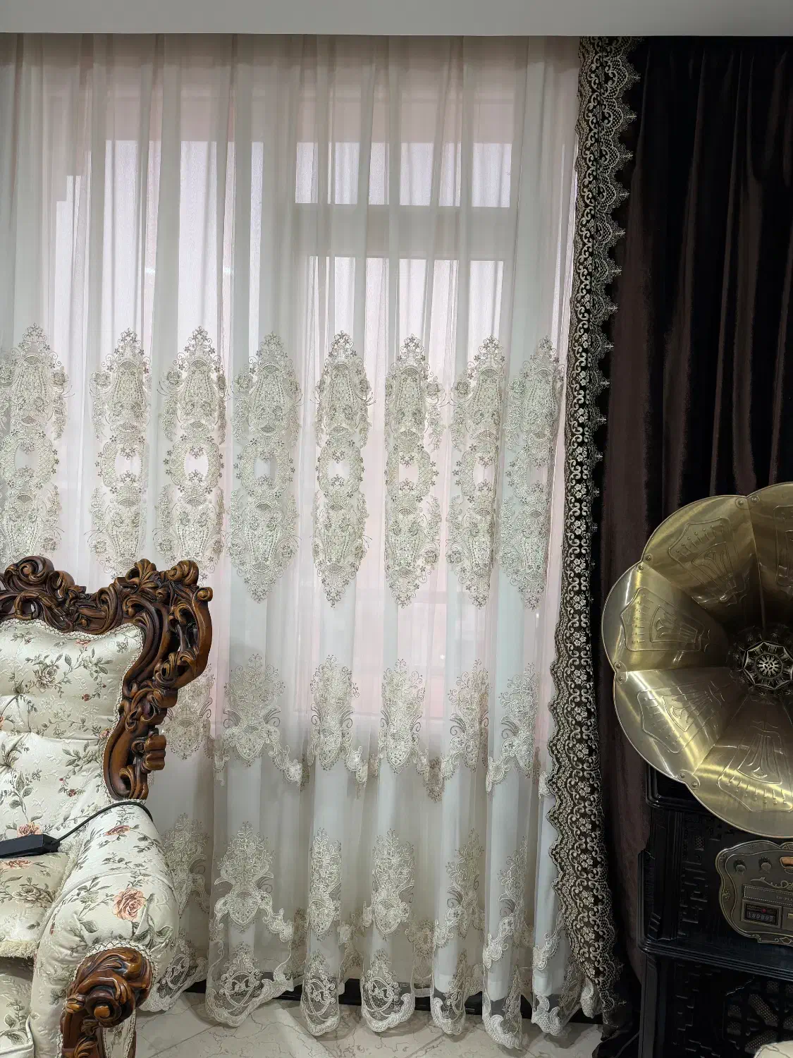 پرده پذیرایی|پرده، رانر، رومیزی|تهران, تهران‌ویلا|دیوار